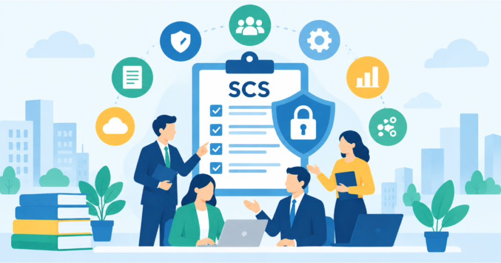 【2026年最新】SCS評価制度の要求事項・評価基準とは？★3・★4の全7分野と対策を徹底解説